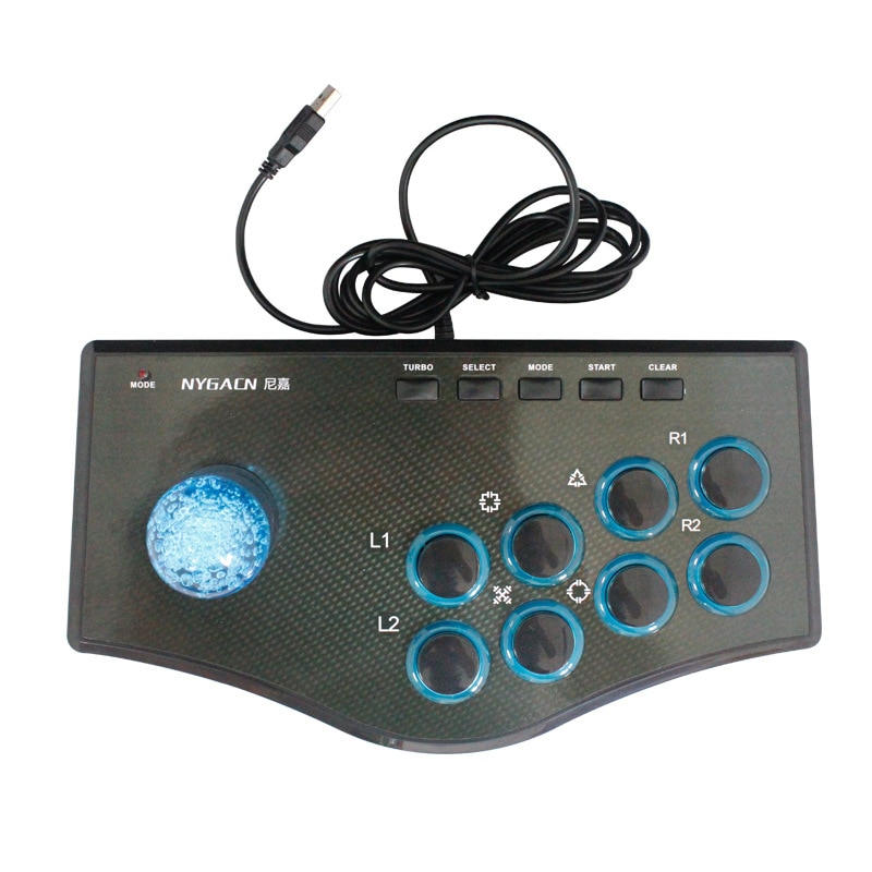 Joystick de Arcade para juegos de lucha callejera, controlador de juego USB para PC, Win7, Win8, Win10 OS